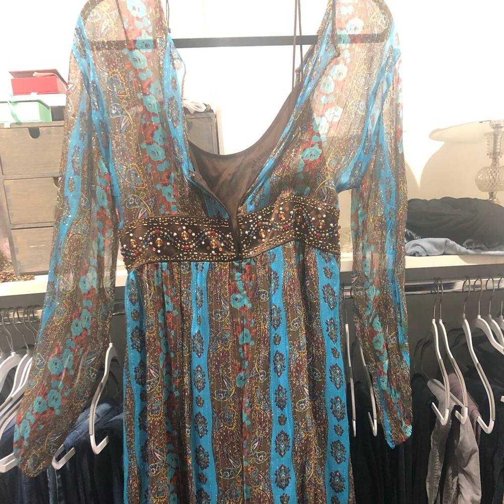 Multi Color Summer Dress - Picture 3 of 3